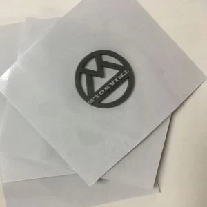 Malli kohokuvioitu silikoni-lämmönsiirto-etiketit