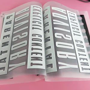 Puserot HD silikoni lämmönsiirto-etiketit